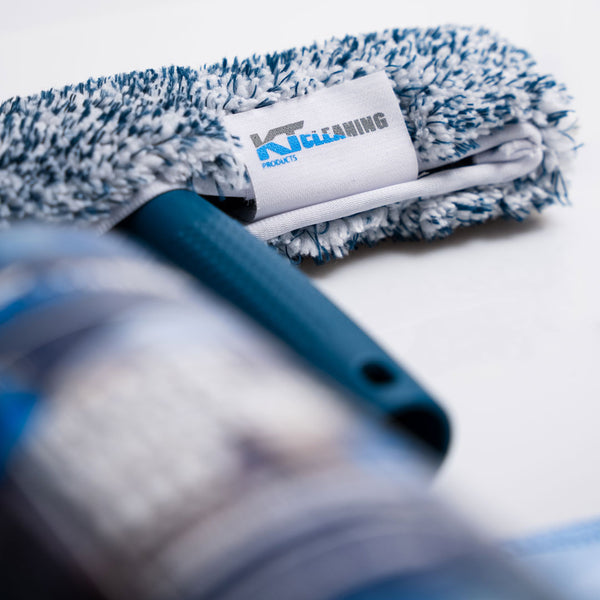 Ramen Wassen Set - Raamwisser 35cm - Inwasser - Microvezeldoekje- Zeep